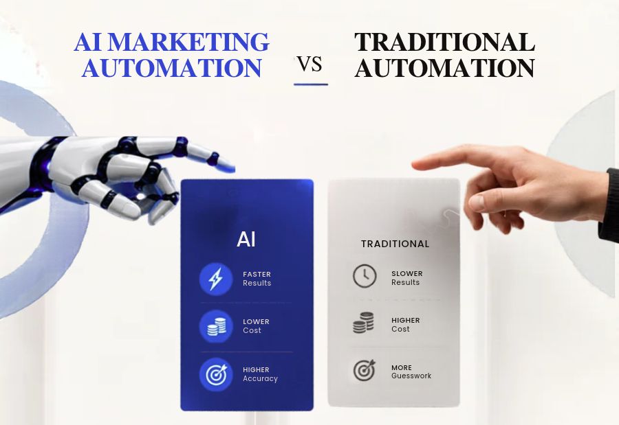 AI Marketing Automation vs. Traditional Automation: What Is the Difference?